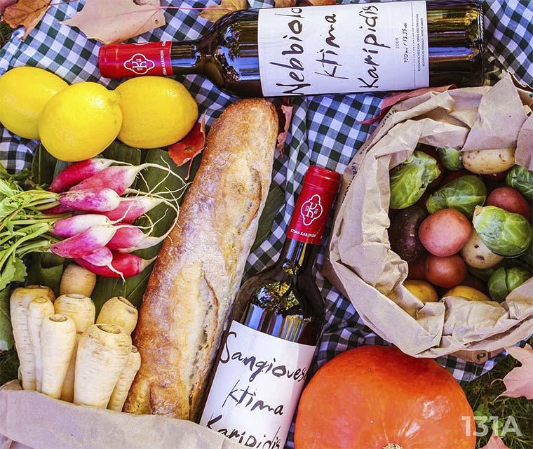 Leben mit ITP: Frisches Obst und Gemüse auf einem Tisch