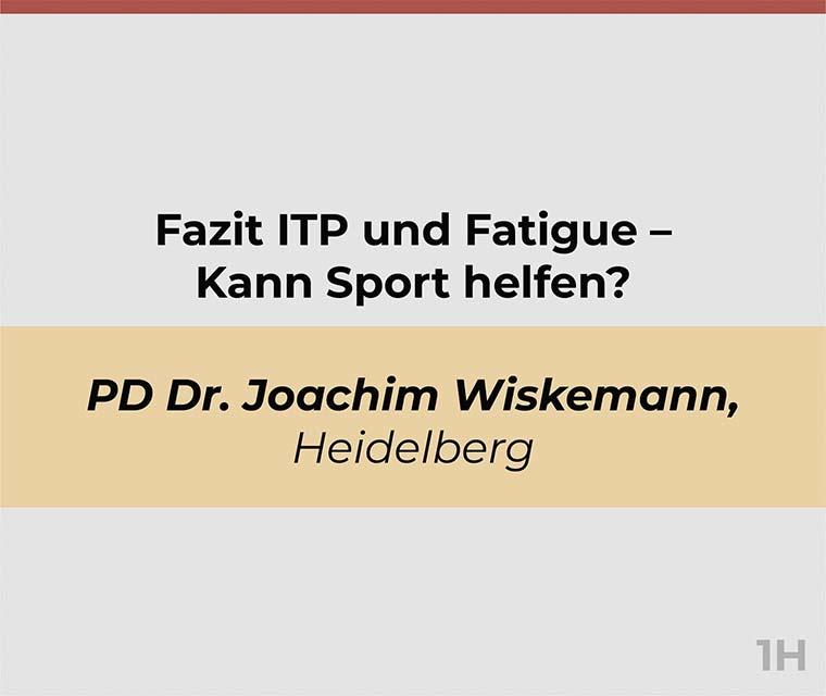 Leben mit ITP: Teaserbild für die Videos von PD Dr. Joachim Wiskemann