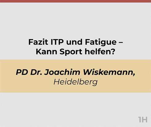 Leben mit ITP: Teaserbild für die Videos von PD Dr. Joachim Wiskemann